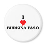 I Love Burkina Faso magnets