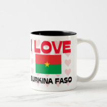 I Love Burkina Faso mugs by tshirtshirts I Love Burkina Faso mugs