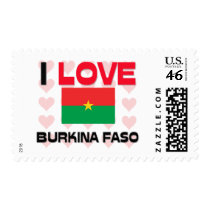 I Love Burkina Faso postage