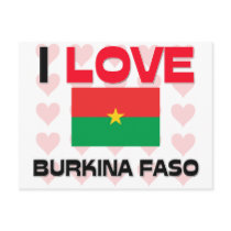 I Love Burkina Faso postcards