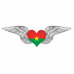 I Love Burkina Faso -wings Acrylic Cut Outs