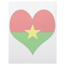 I Love Burkina Personalized Letterhead