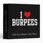 I Love Burpees, Fitness binders