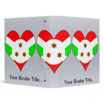 I Love Burundi Binders