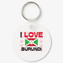 I Love Burundi keychains