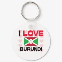 I Love Burundi keychains