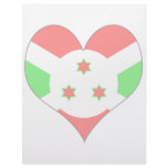 I Love Burundi Letterhead Design