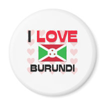 I Love Burundi magnets