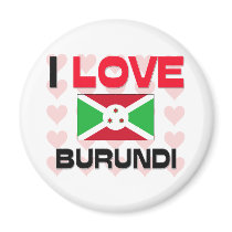 I Love Burundi magnets