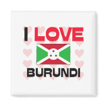 I Love Burundi magnets