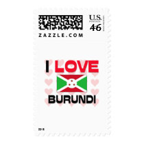 I Love Burundi postage