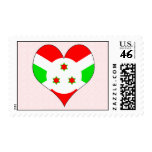 I Love Burundi Postage