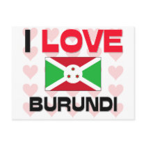 I Love Burundi postcards by tshirtshirts I Love Burundi postcards