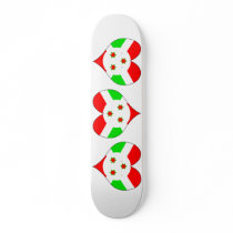 I Love Burundi Skate Boards