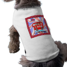 I love buses doggie tshirt