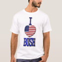I Love Bush t-shirts by kellbana I Love Bush t-shirts