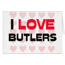 I LOVE BUTLERS cards by professions I LOVE BUTLERS cards
