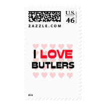 I LOVE BUTLERS postage