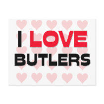 I LOVE BUTLERS postcards by professions I LOVE BUTLERS postcards