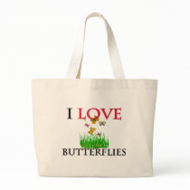 I Love Butterflies bags