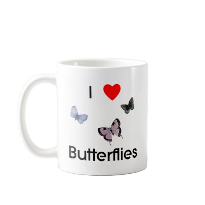 I love butterflies Mug by towalj