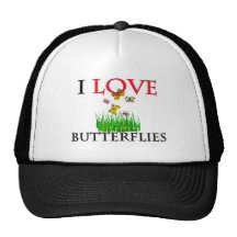I Love Butterflies Trucker Hat