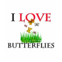I Love Butterflies t-shirts by tshirtshirts I Love Butterflies t-shirts