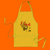 I LOVE CA aprons by nassosvakalis I LOVE CA aprons
