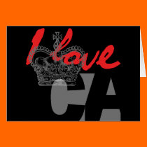 I LOVE CA cards