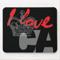 I LOVE CA mousepads