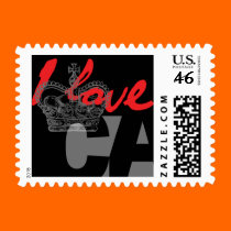 I LOVE CA postage