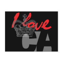 I LOVE CA postcards