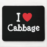 I love Cabbage heart T-Shirt Mouse Pads