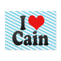 I love Cain Post Cards
