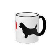 I Love Cairn Terriers Mug