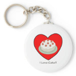 I Love Cake!! keychains