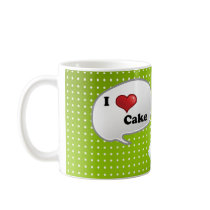 I love cake mugs