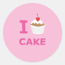 I love cake stickers