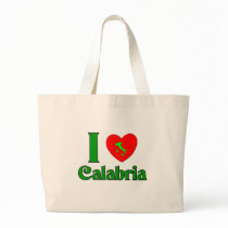I Love Calabria Italy Bag