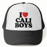 I Love Cali Boys Mesh Hats