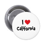 I Love California Button