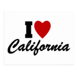 I Love California Post Card