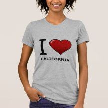 I LOVE CALIFORNIA T-SHIRT