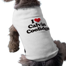 I Love Calvin Coolidge Pet Clothing