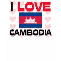 I Love Cambodia t-shirts by tshirtshirts I Love Cambodia t-shirts