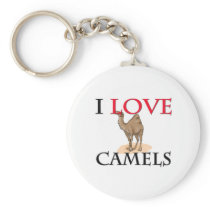 I Love Camels Keychains