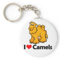 I Love Camels Keychains