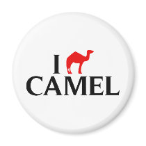 I Love Camels Refrigerator Magnet