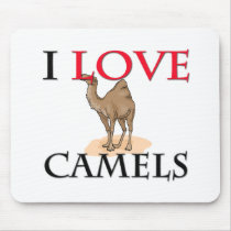 I Love Camels Mouse Mat