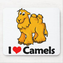 I Love Camels Mouse Pad